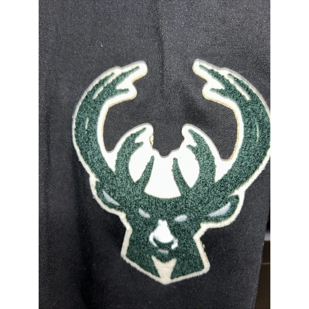 Milwaukee Bucks Sweatpants NBA Classic‎ Mens Jogger Size Small S Black